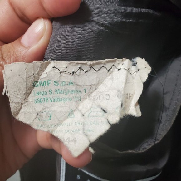 Sartoriale Marzotto Blazer Sport Coat Jacket Men Italy 44L  Dark Gray wool - Picture 4 of 12